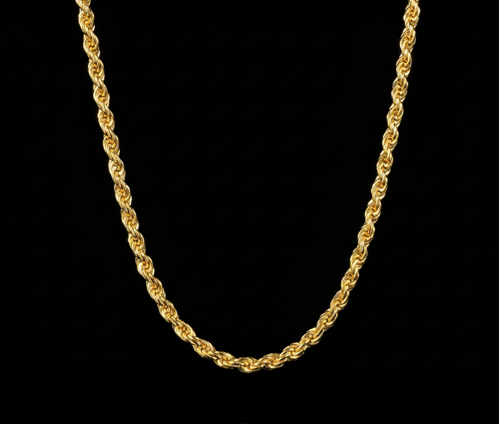 6MM Moissanite Rope Chain